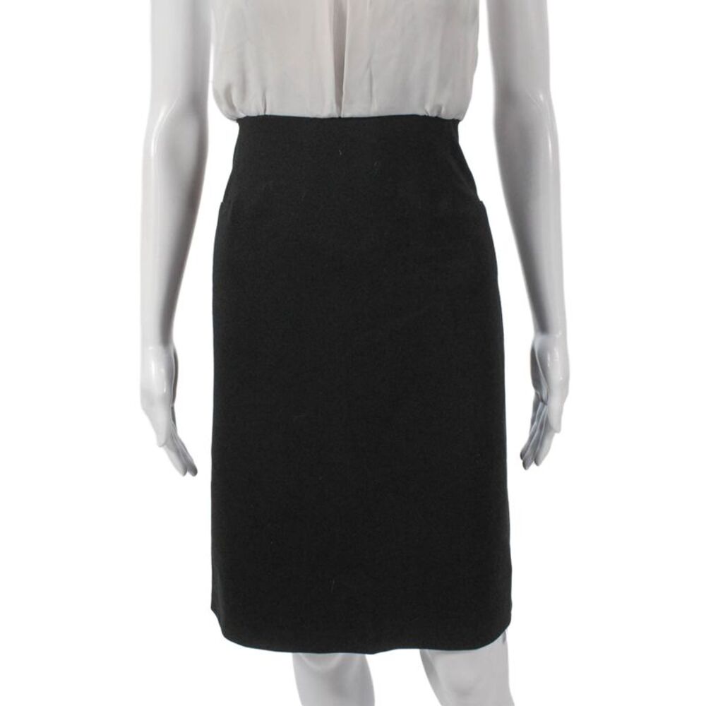 Ilse Jacobsen Women Straight Pencil Black Skirt Knee Length Size 38